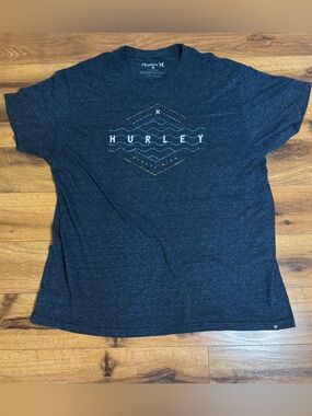 Hurley Men’s Heather Charcoal Graphic Short Sleeve Tee